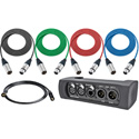 NA2-IODLINE-PLUS Neutrik NA2-IO-DLINE DANTE Audio Interface with Pro Cable Pack