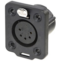 Neutrik NC5FDX-TOP Receptacle TOP Series 5-pin Female - Solder - Nickel/Gold - IP 65 and UV Rated