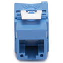 Platinum Tools 752BL-1 Keystone Cat6A Jack UTP Tool-less - Blue - 1/Bag