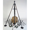 Will-Burt 714042410 24 Foot Ranger Pack - Lightweight Mast System with Desert Tan Backpack - 50lb/23kg Payload Capacity