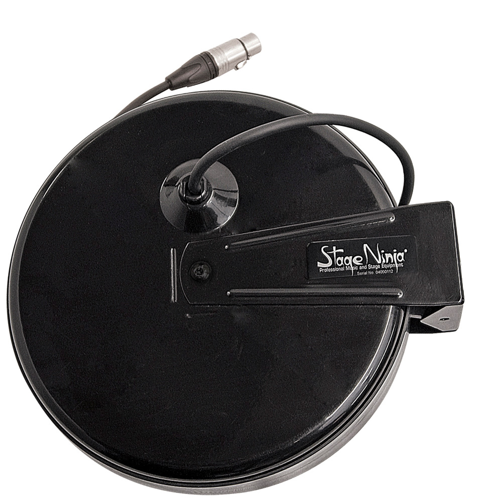Stage Ninja XLR60S 60 ft Retractable XLR Cable Reel with Neutrik (Mic