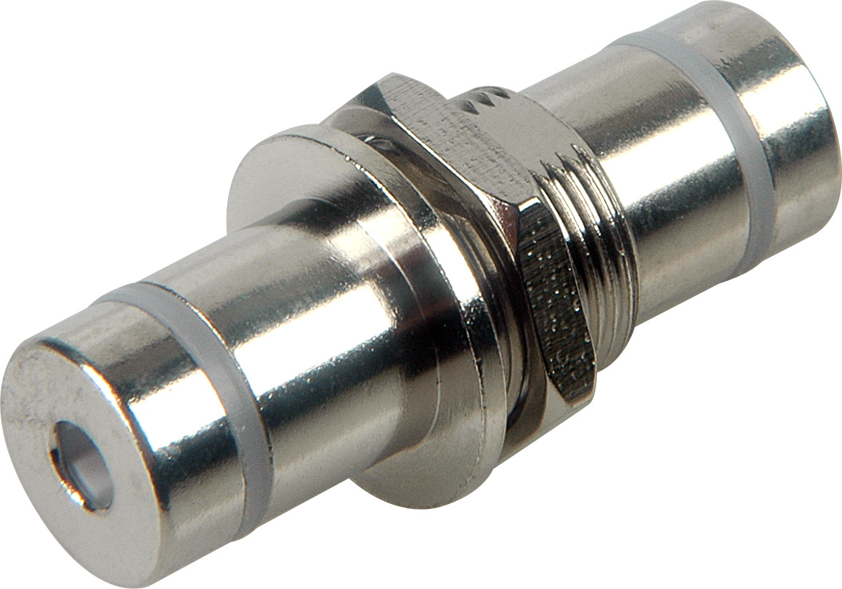 4 Conductor Metal 3.5 Female to Female Ground Isolated Feedthru Jack