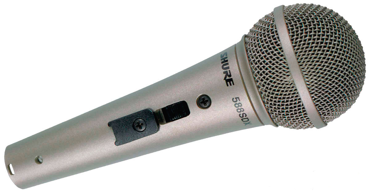Shure 588SDX Cardioid Dynamic HiZ or LowZ (Plug Selectable) On/Off