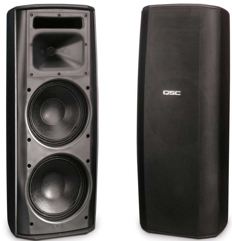 QSC ADS282H AcousticDesign Series Surface Mount Loudspeaker (Black)
