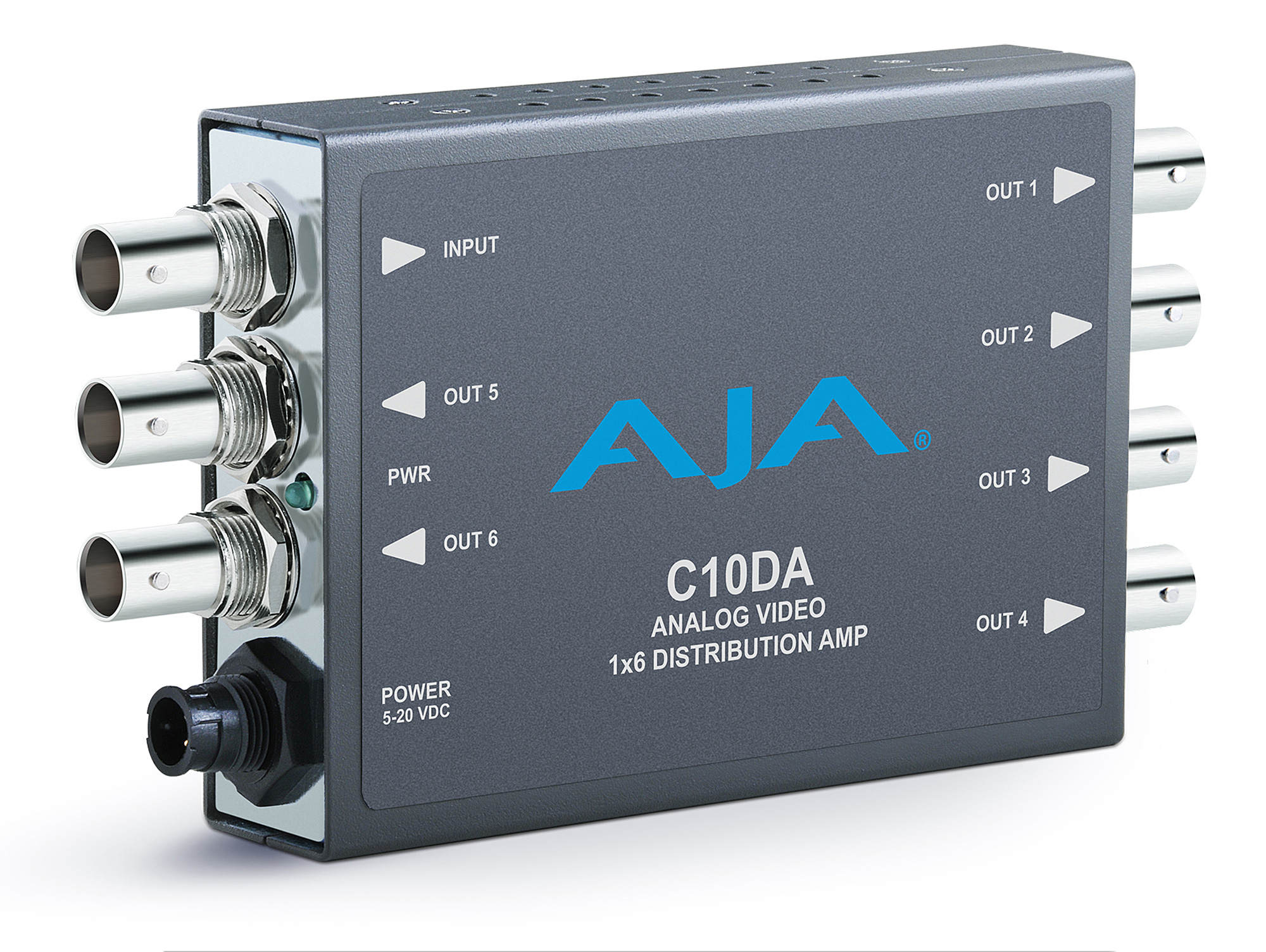 AJA C10DA Analog Video/TriLevel Sync 1x6 Distribution Amplifier