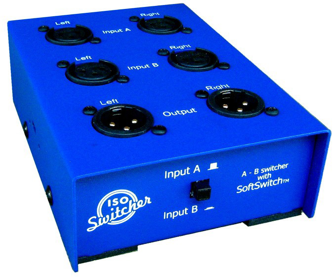 ARX ABS1 Audibox XLR A/B Switcher Stereo Input Signal Switcher