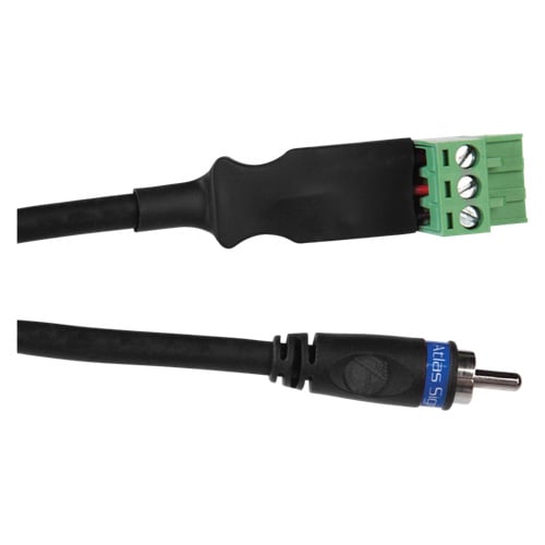 Atlas AS2RCA2MPHX Male RCA to Phoenix Connector Cable (2 Meters)