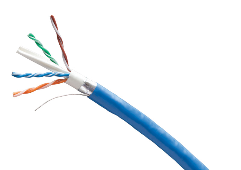 Belden 10GX63F Enhanced Category 6A F/UTP BondedPair Cable 1000 Ft. Blue