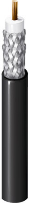 Belden 1694F CM Rated RG6/U Digital Coaxial Cable - Black - 1000 Foot BL-1694F-1000
