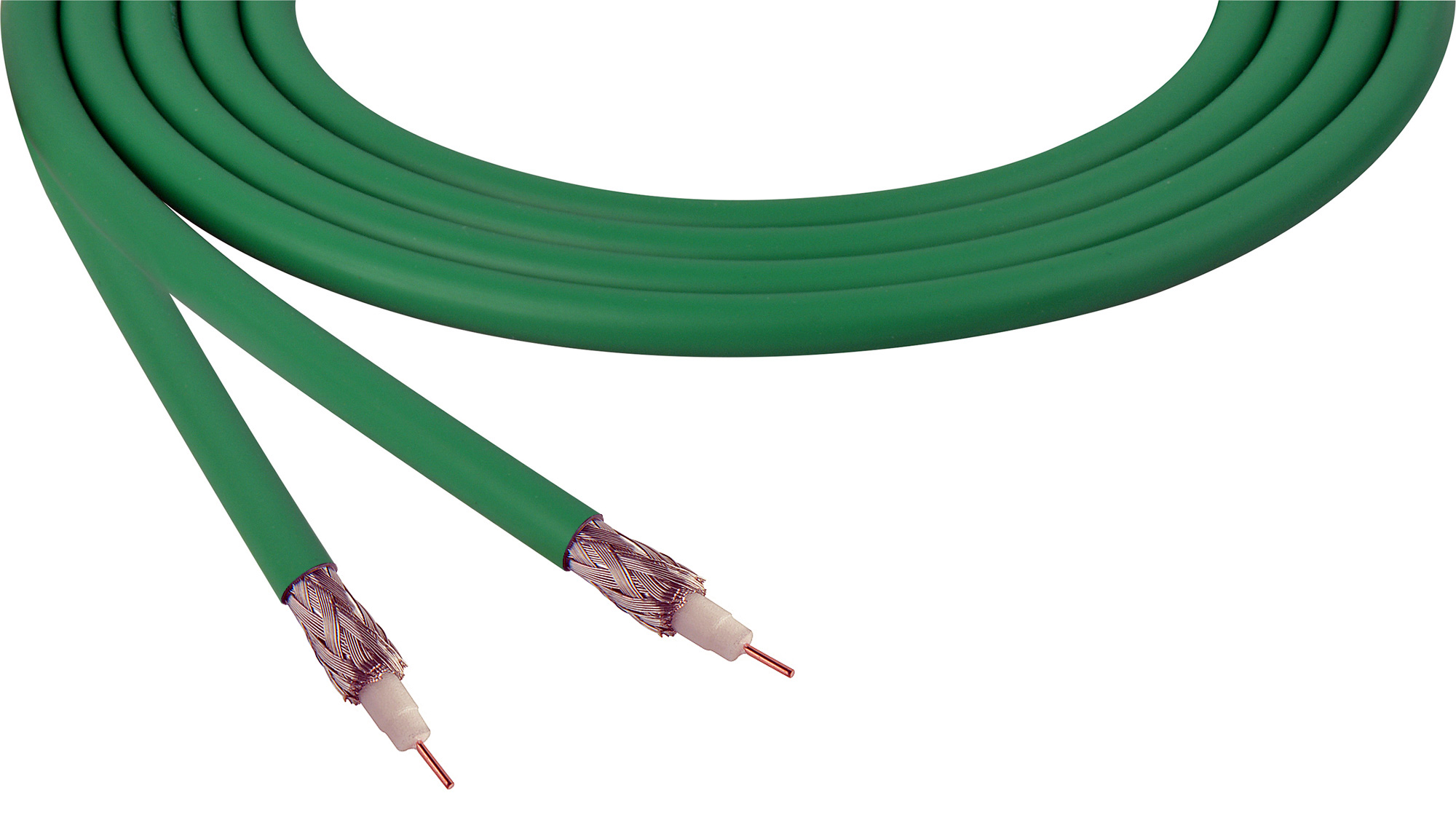 Belden 4855R 12GSDI 75 Ohm 4K UHD Mini Coax Video Cable Green Per Foot