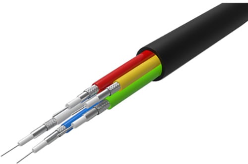 Belden 44855RX5 12 GHz 5 Coax 4K UHD Precision Video Cable - Mini RG59 - 75 Ohm - 23 AWG Solid - CMR - 1000 Foot - Black BL-4855RX5-1000