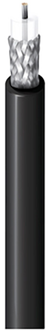 Belden 8259 50 Ohm Wireless Transmission Coax - RG-58 - 20 AWG Straight TC - 95% TC Braid/PVC Jacket - Black - 1000 Foot BL-8259-1000BK