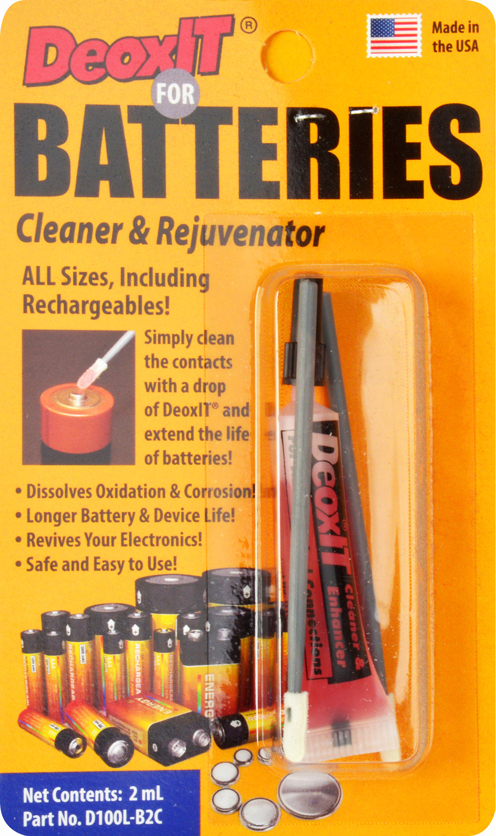 CAIG Laboratories D100LB2C DeoxIT® Battery Cleaner & Rejuvenator Kit