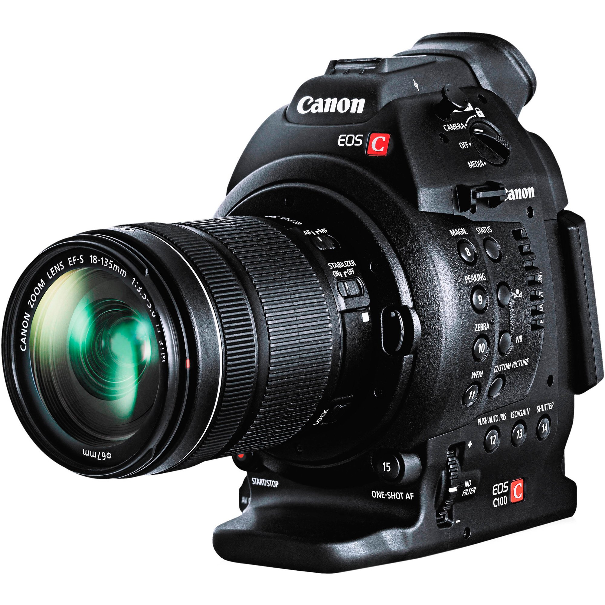 Canon EOS C100 EFS/18135 KIT w/Dual Pixel CMOS AF EFS 18135mm IS