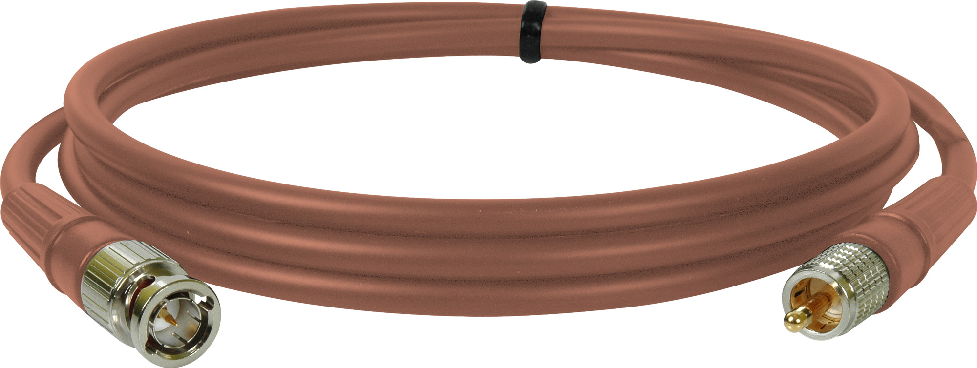 Premium BNC to RCA Video Cable 6ft Brown