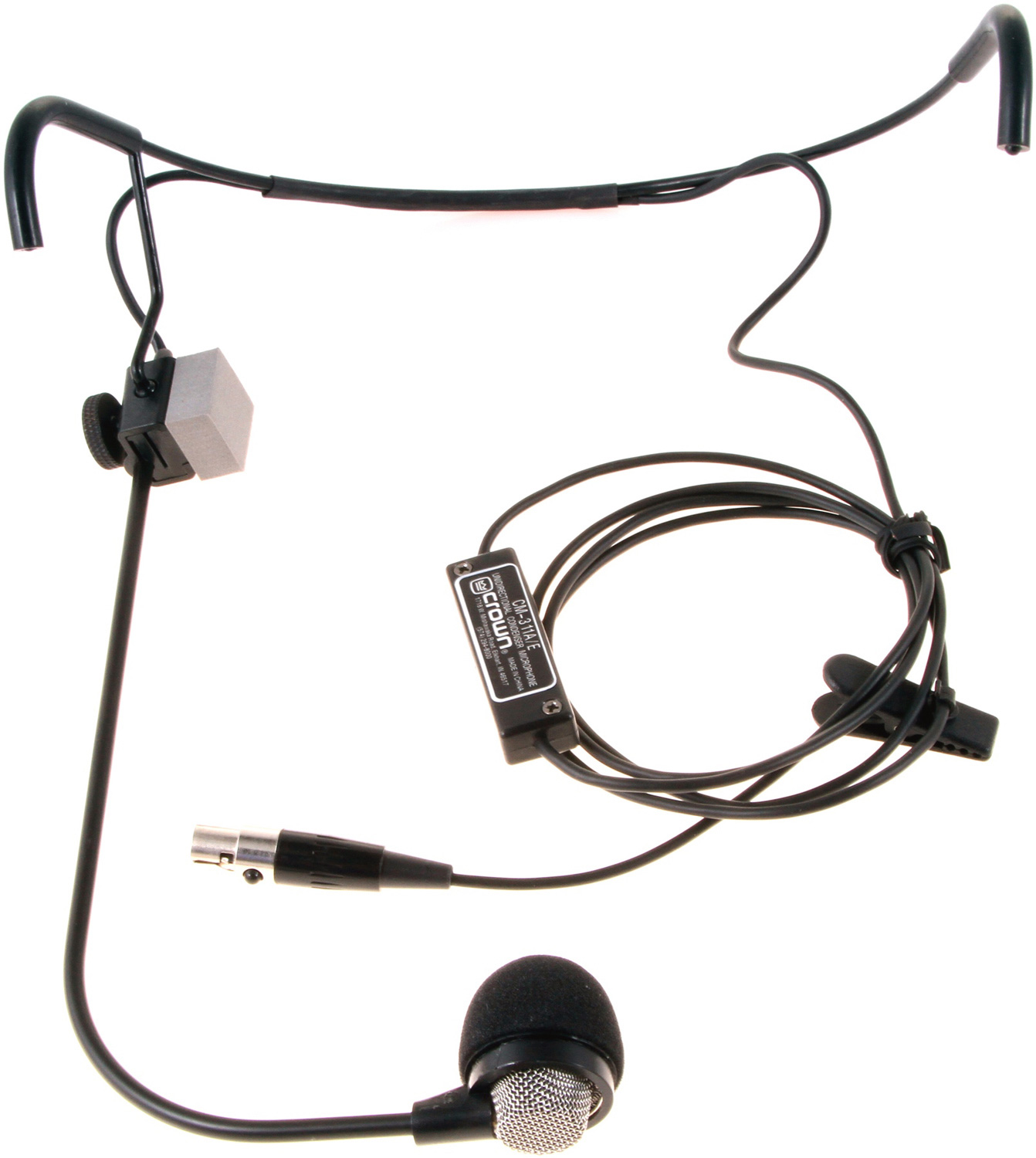 3.5mm Head Worn Condenser Microphone For Amplifiers Speakers Headworn ...