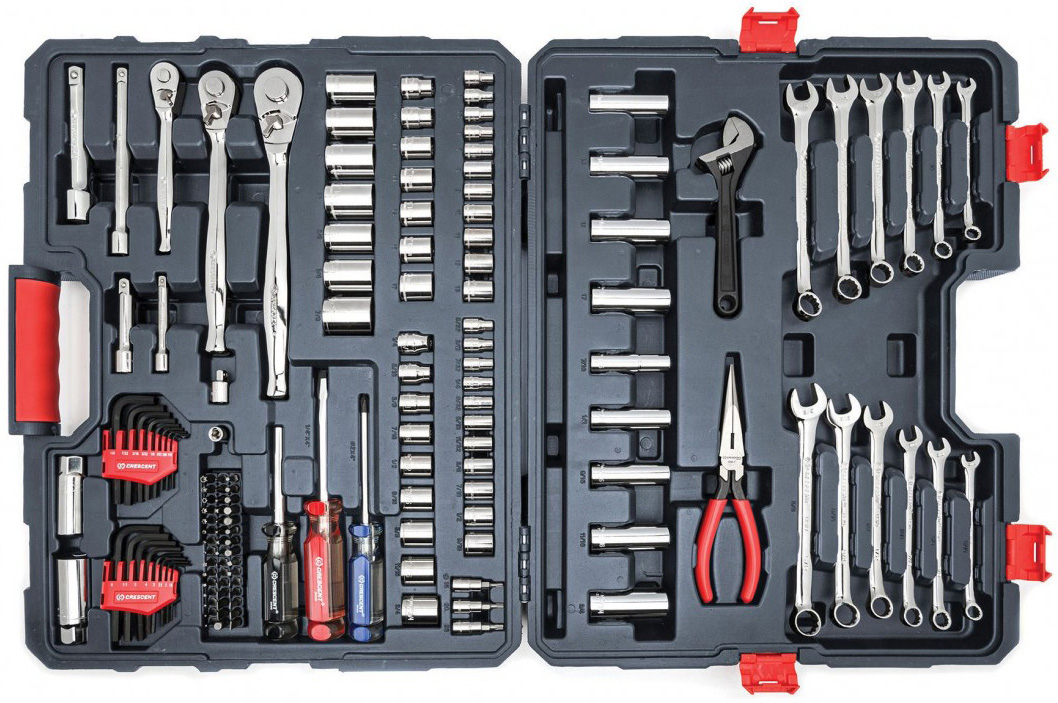 Crescent CTK148MP 148 Piece Ratchet & Combination Wrench Pro Tool Set