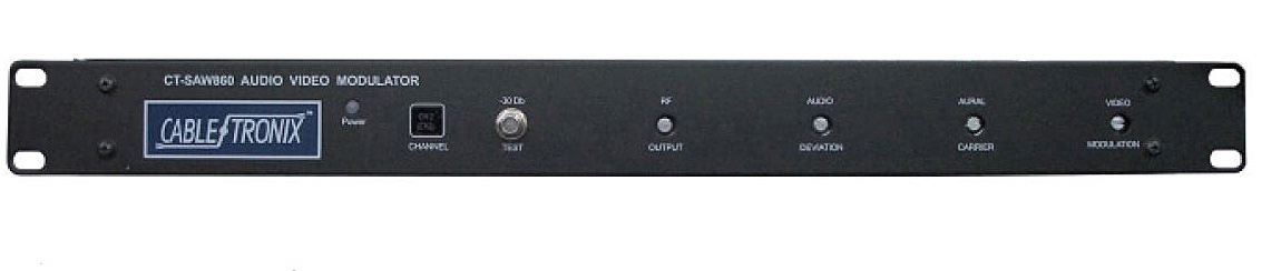 Cabletronix SAW860-CH22 SAW RF Filtered Modulator Channel 22 CT-SAW860-CH22