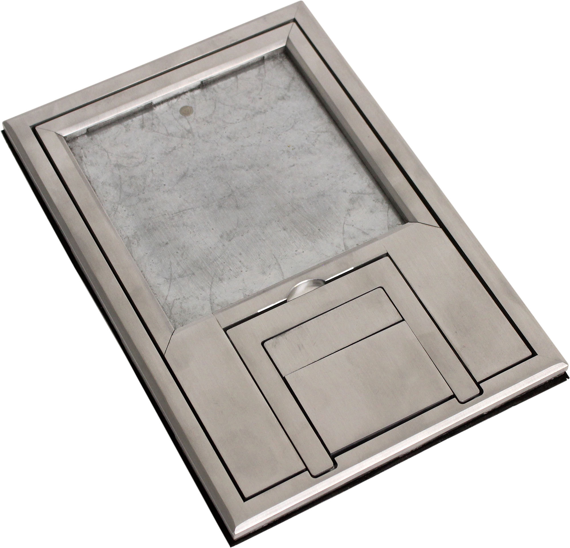 FSR FL-200-SLP U-Access FL-200 Cover with 1/4-Inch Aluminum Beveled Flange (Lift off door) FSR-FL-200-SLP