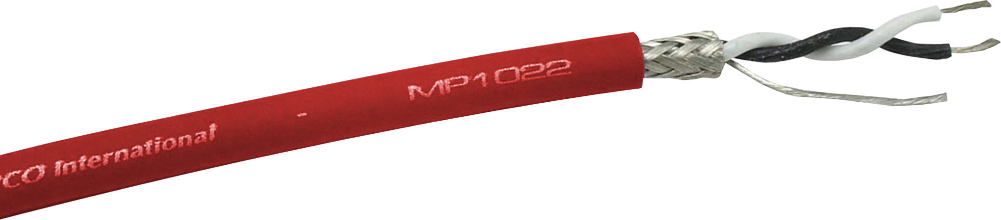 Gepco MP1022 Mic/Line Audio Cable - 1 Pair - 1000 Foot - Red GEP-MP10221000RD