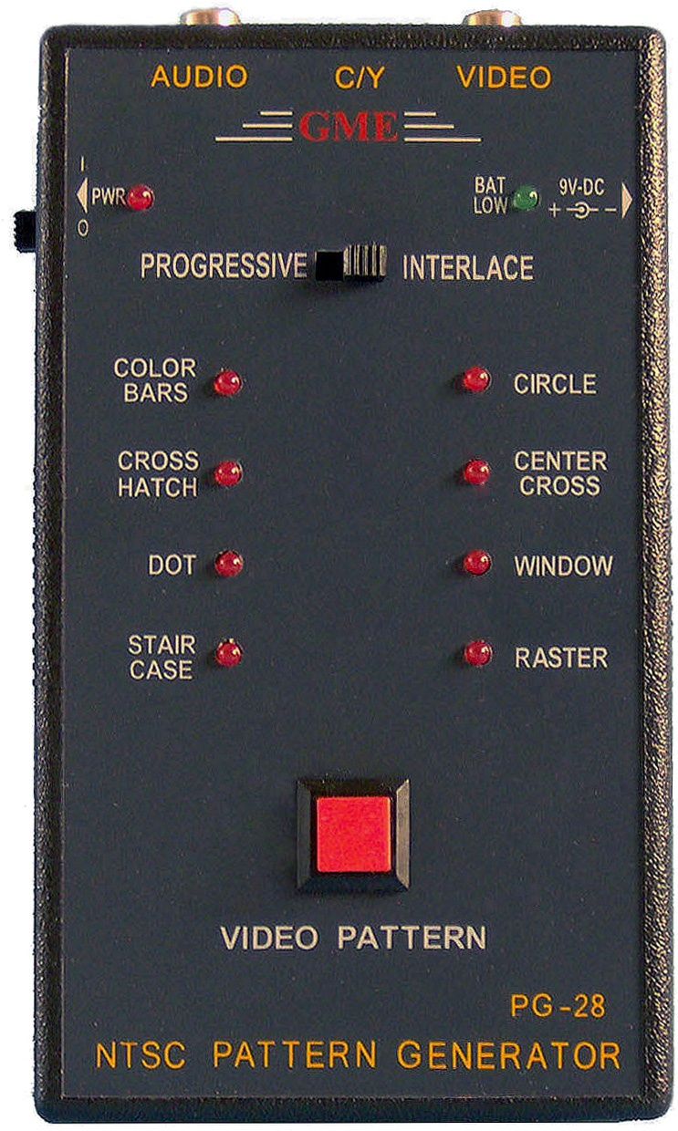 PG28 Handheld Video Pattern Generator Video Out