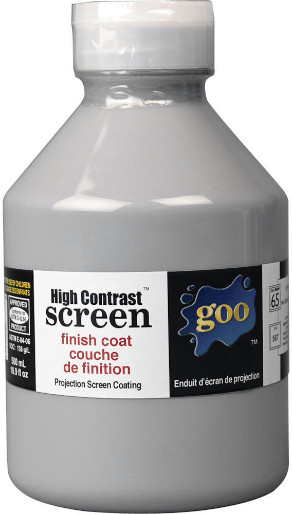 Screen Goo Digital Grey Topcoat Projection Screen Paint 4187 16 Liter