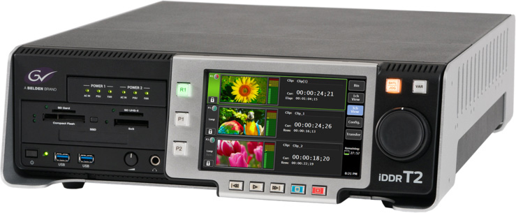 Grass Valley KTR4-ELT-CV40 T2 4K Elite Digital Recorder/Player with 2 TB usable SSD Storage GVLY-KTR4ELTCV40