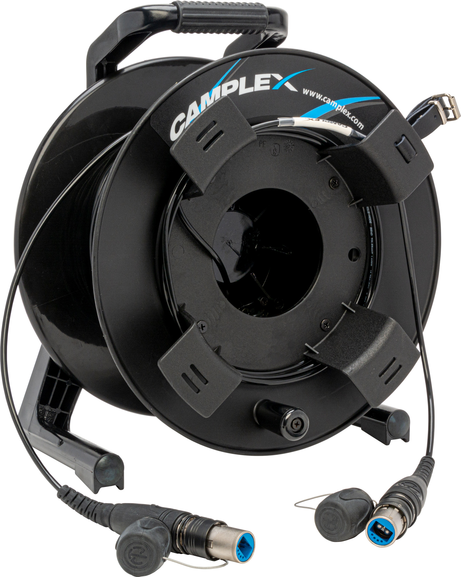 Camplex Tactical Reel OpticalCON DUO Singlemode XTREME Fiber TAC Cable
