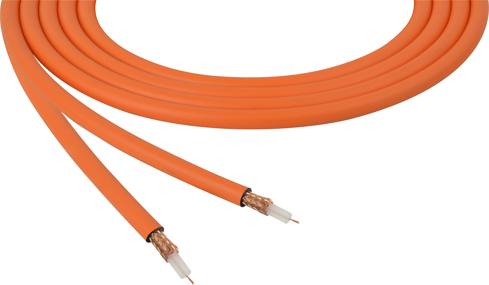 Canare LV-61S RG59 75 Ohm Video Coaxial Cable 500ft Roll - Orange