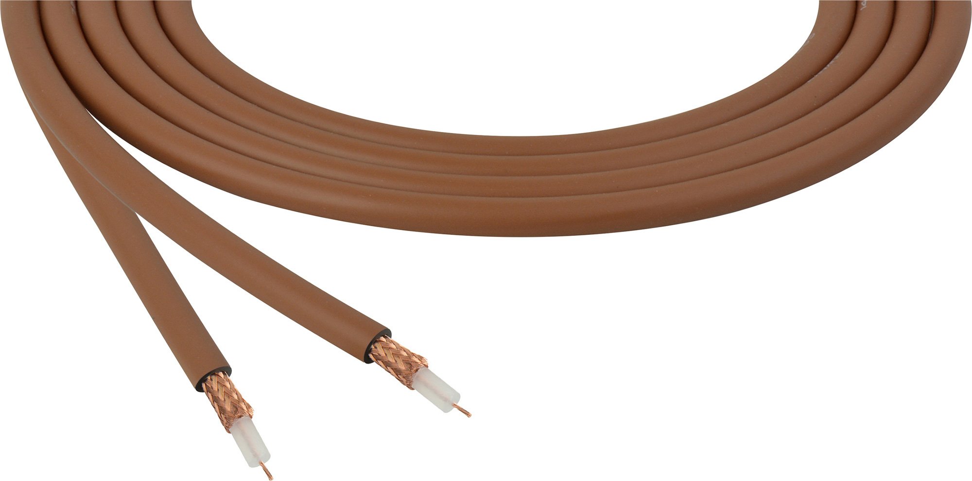 Canare LV-61S RG59 75 Ohm Video Coaxial Cable by the Foot - Brown