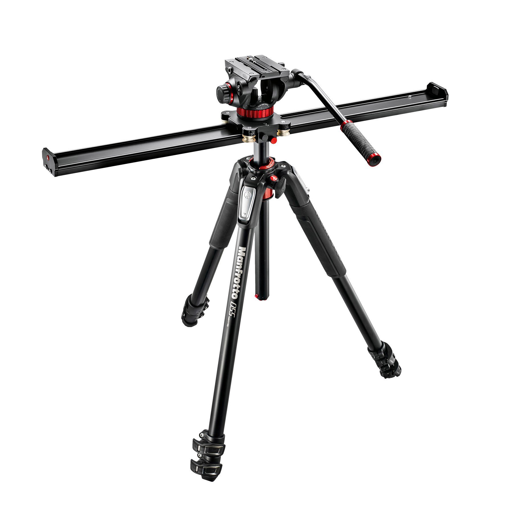 Manfrotto MVSBUNDLED Manfrotto Slider Bundle MVS100A Slider & MT055XPRO3 Tripod & MVH502AH Head