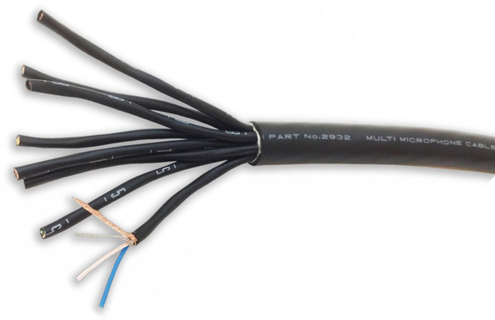 Mogami W2932 Analog 8Pr Audio Snake Cable Black 328 ft