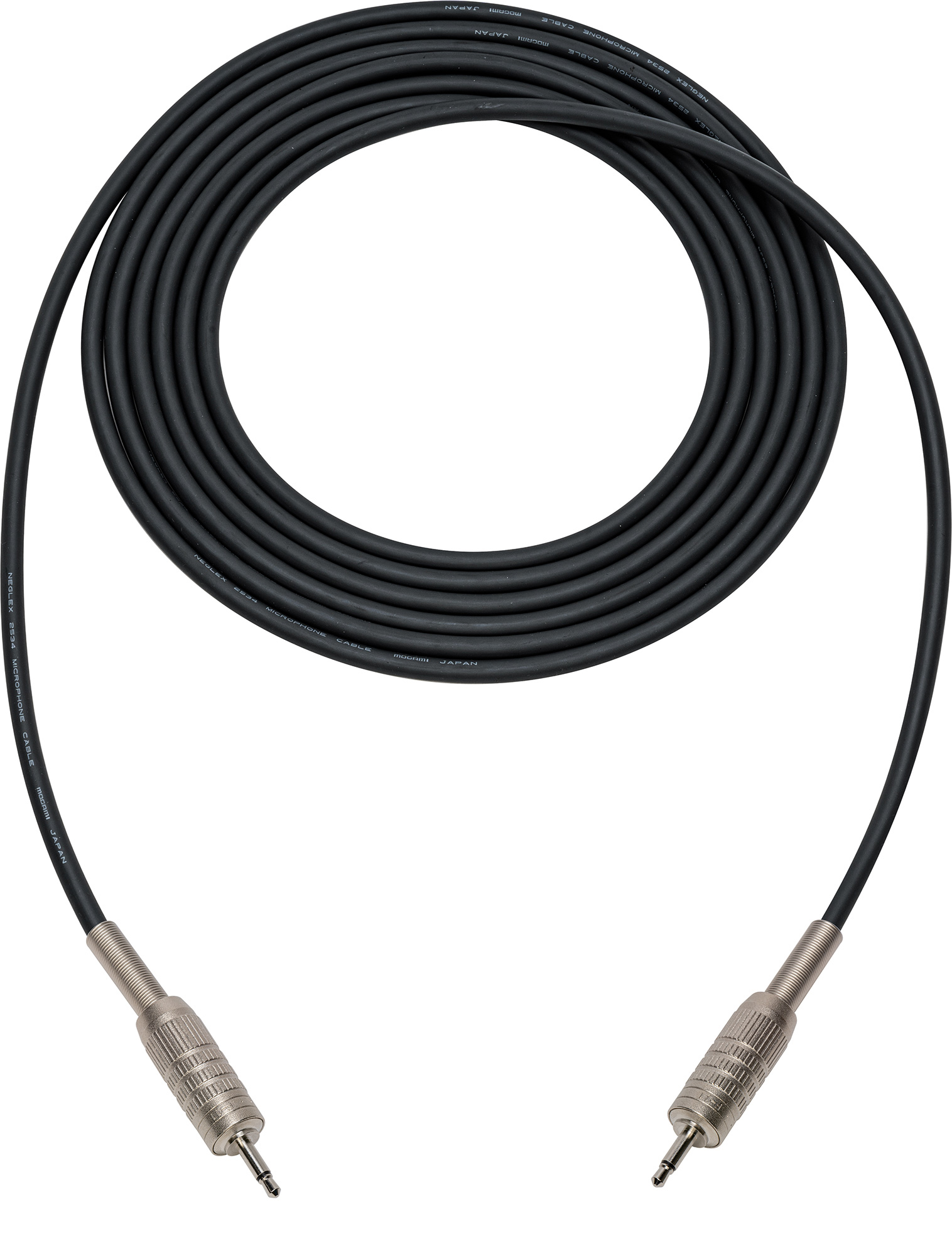 Mogami Neglex Quad Audio Cable 3.5mm TS Male to Male 1.5 Foot Black