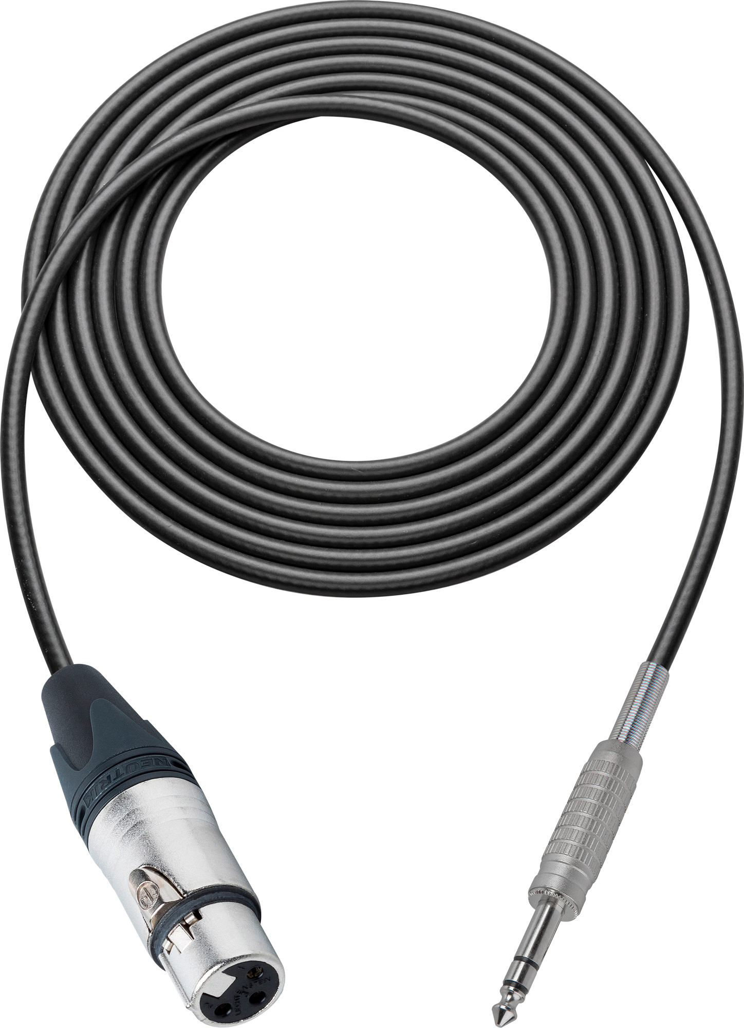 Mogami Audio Cable XLR Female to 1/4Inch TRS Male 1.5 Foot Black