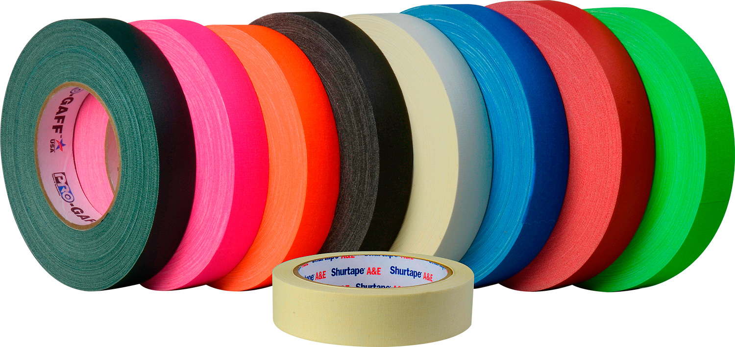 ProGaff 1 Inch Gaffers Tape MultiColor Kit