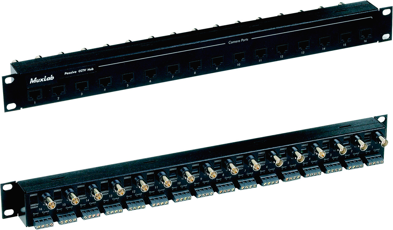 MuxLab 500130 VideoEase Passive CCTV Hub UTP/Coax