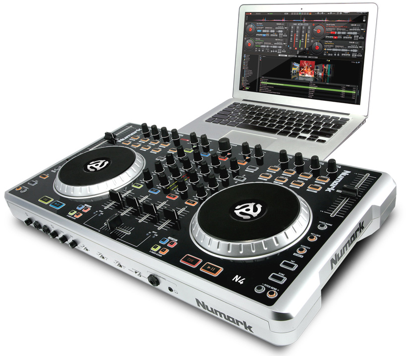 Numark N4 4Deck Digital DJ Controller and Mixer