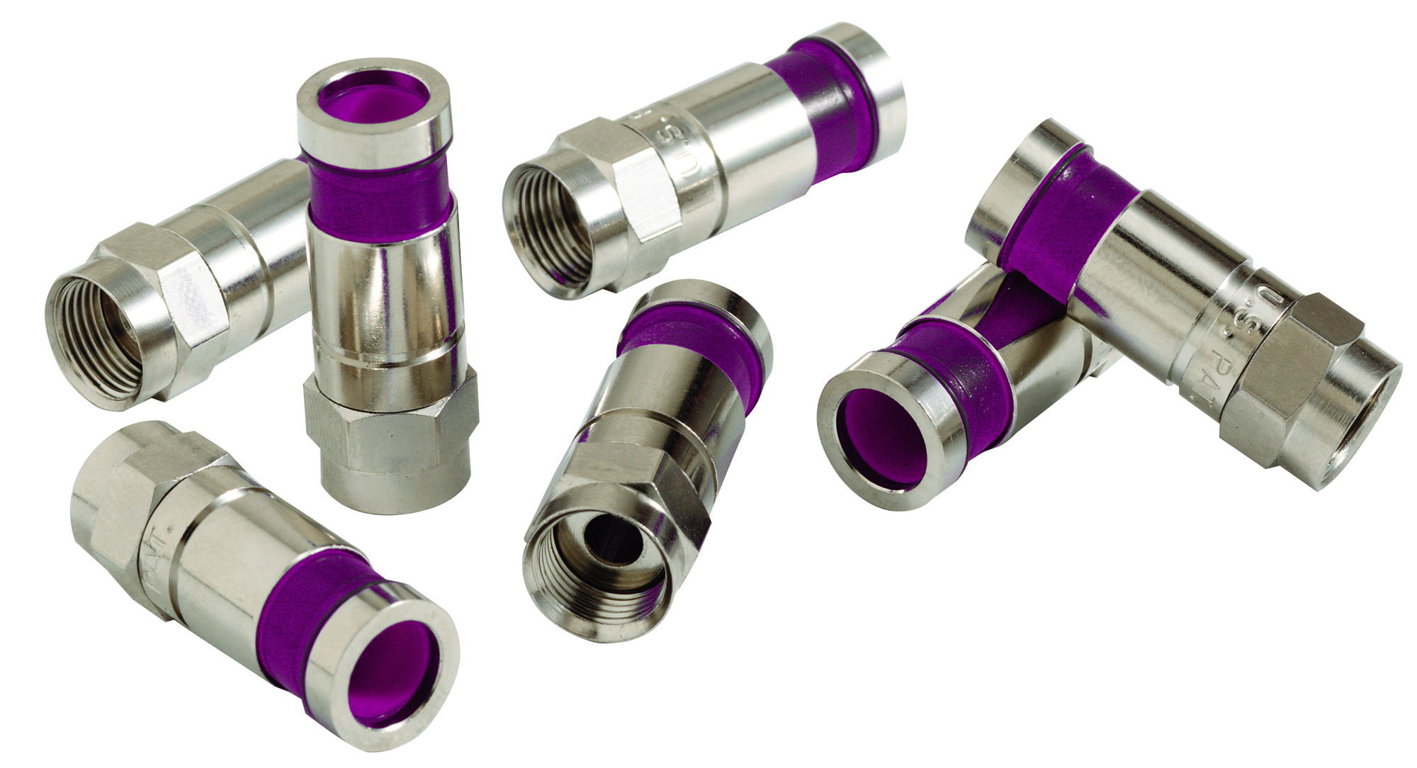 Greenlee PA9615 SealTite F Compression Connectors for RG6 Quad Coax