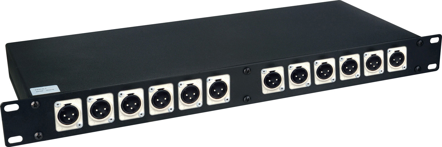 XLR to XLR Patchbay 12M12F