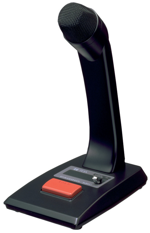 TOA PM660U Desk Mount Push to Talk Paging Microphone