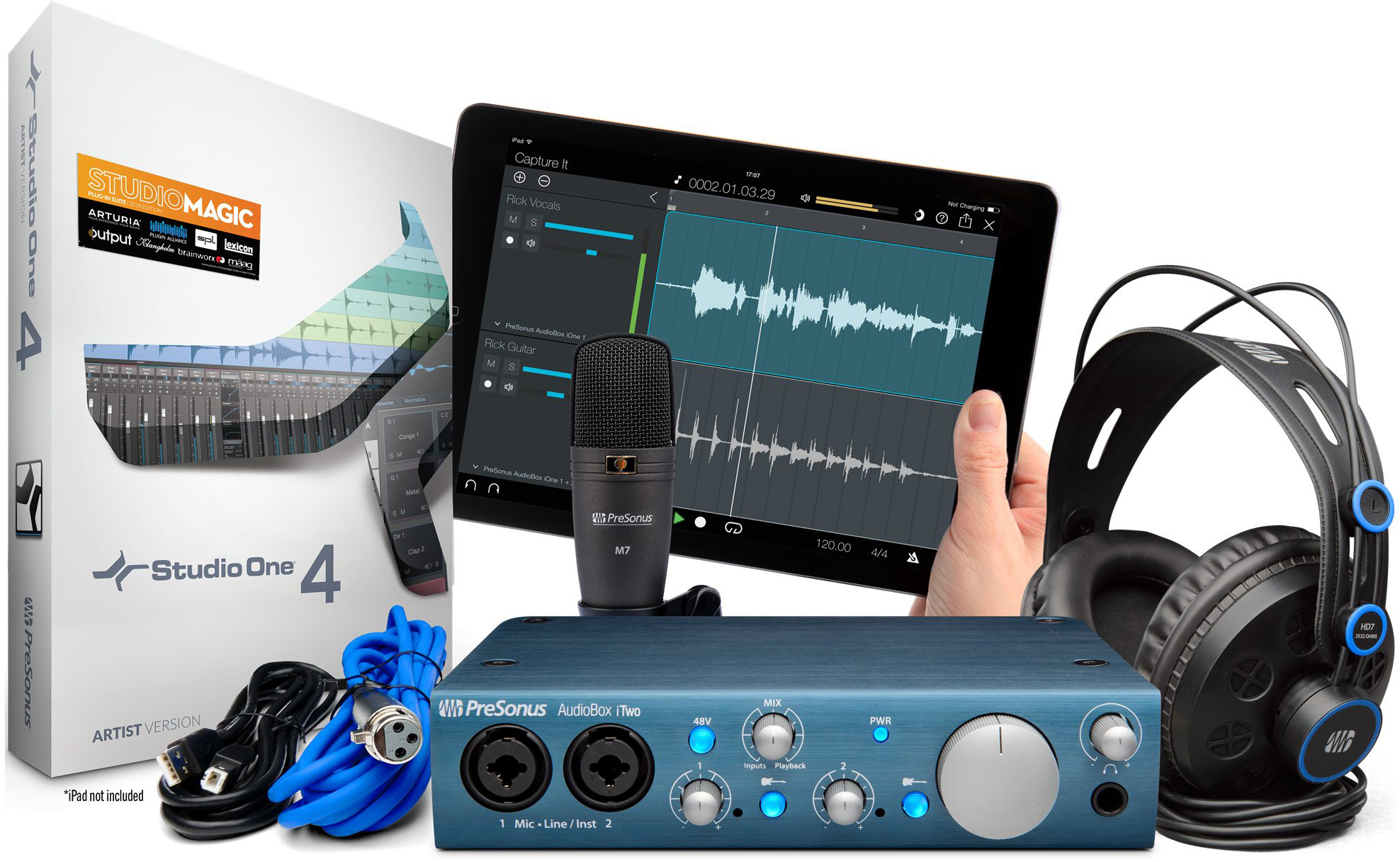 PreSonus AudioBox iTwo Studio Hardware/Software Recording Kit