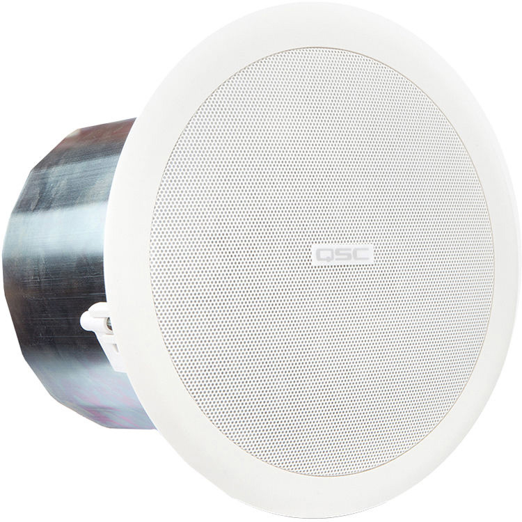 QSC ACC6T 6 Inch TwoWay Ceiling Speaker 70/100V Transformer with 8