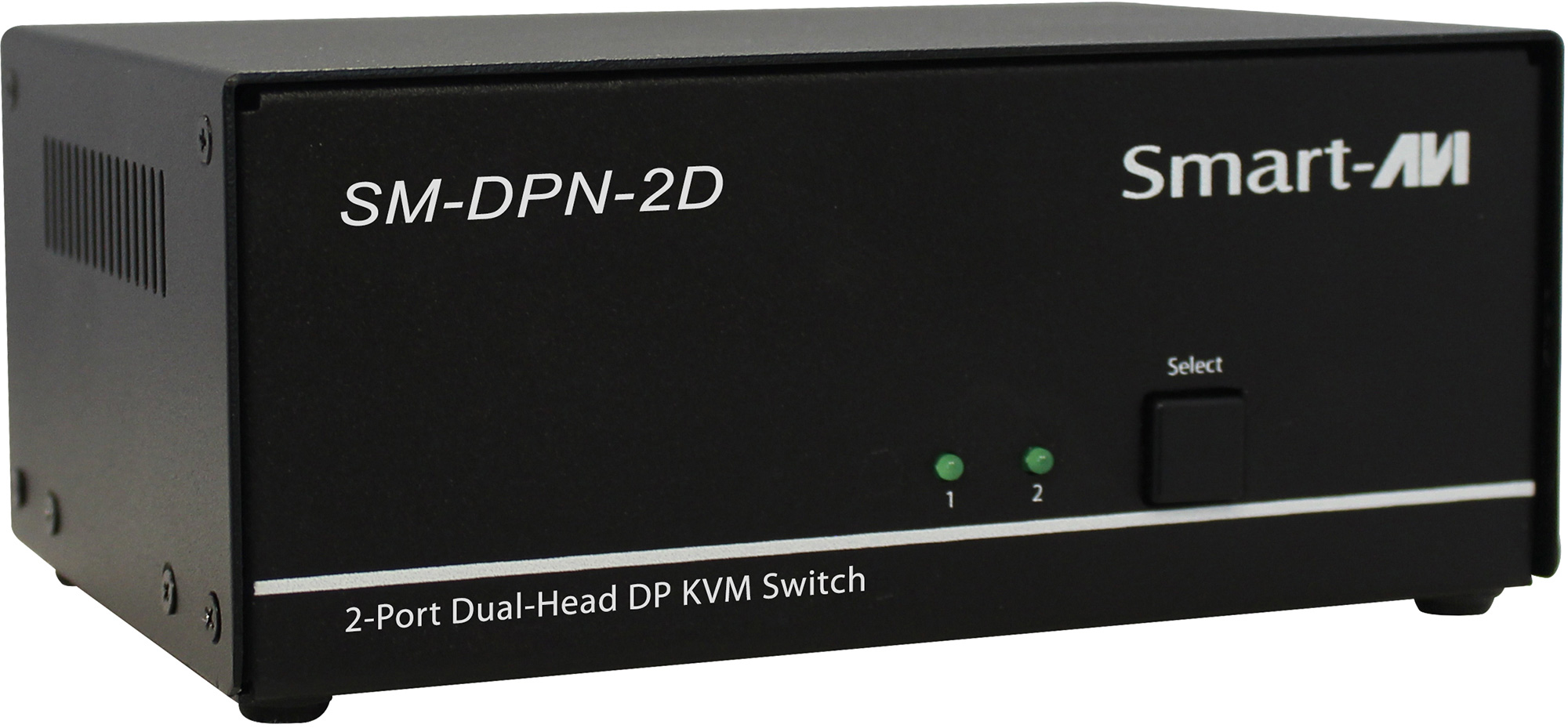 Smart AVI SM-DPN-2D Dual Head DisplayPort KVM Switch with Audio and USB 2.0 Support - 2 Port SAVI-SM-DPN-2D