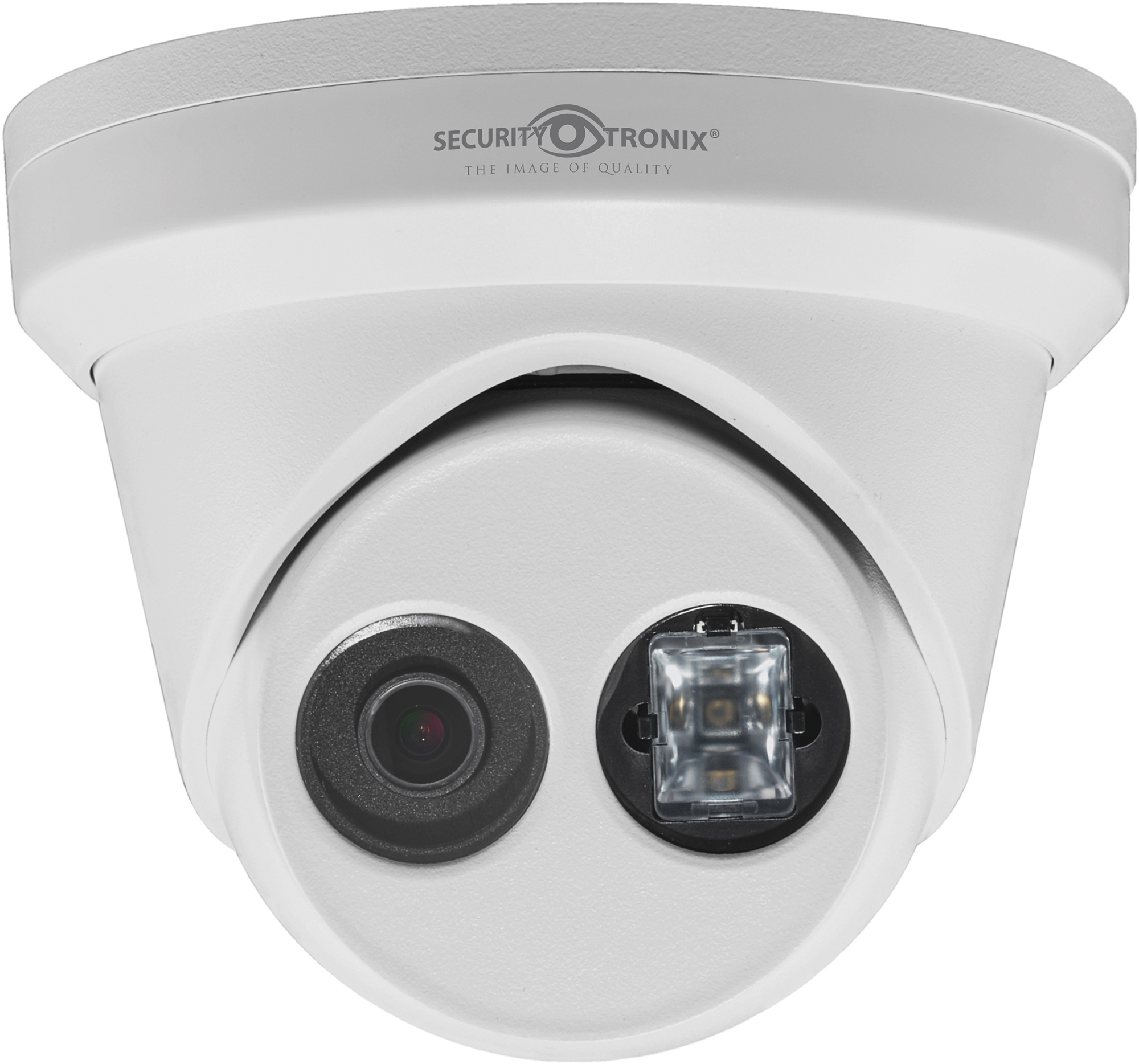 SecurityTronix ST-IP4FTD 4MP IP Fixed Lens Turret Dome Camera - White SCT-ST-IP4FTD