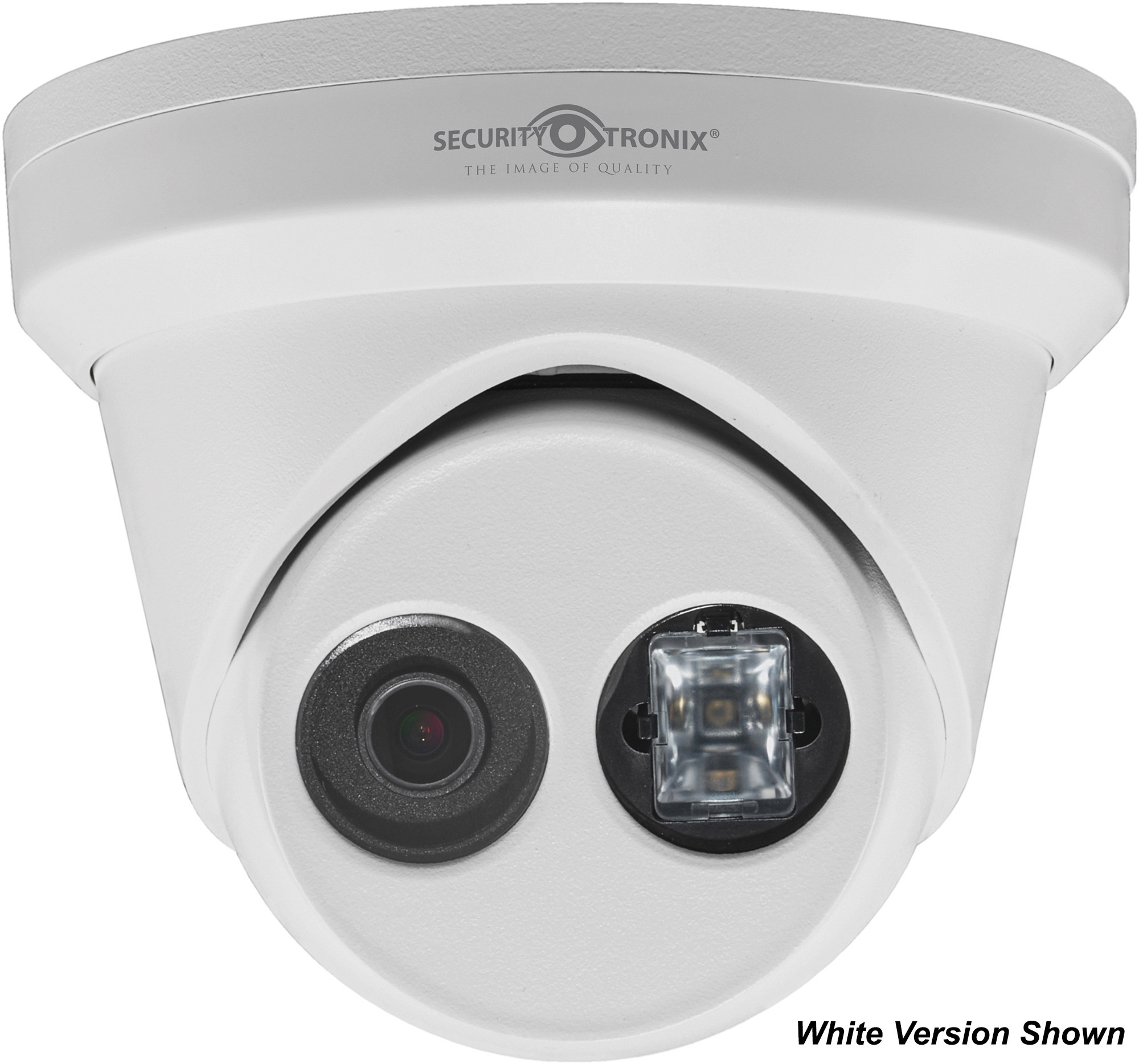 SecurityTronix ST-IP4FTD-BLK 4MP IP Fixed Lens Turret Dome Camera - Black SCT-ST-IP4FTDBLK