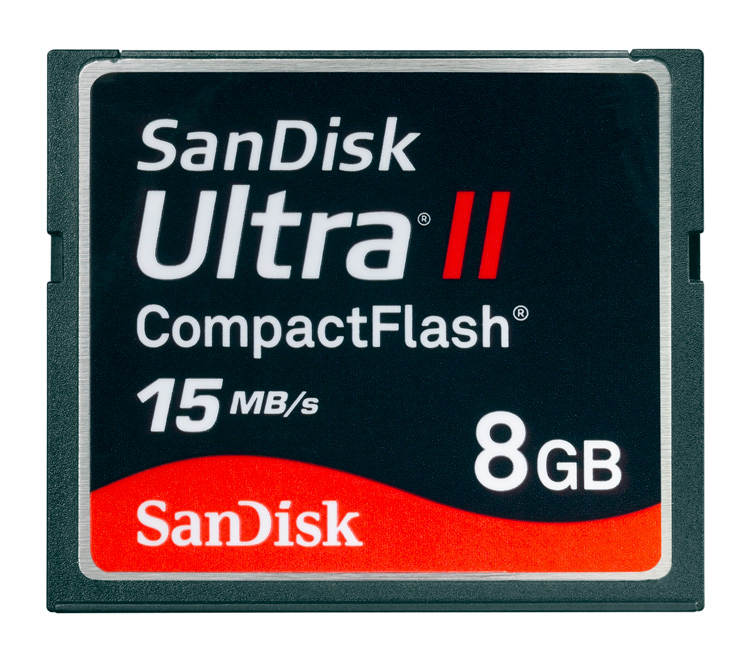 Sandisk SDCFH008GA11 8GB Ultra II Compact Flash Card
