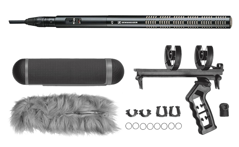 Sennheiser ME66/K6 Bundle Savings Shotgun Mic/Power Module/Pistol Grip