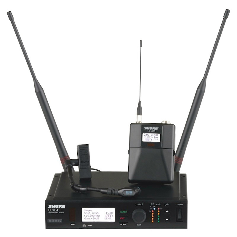 Shure ULXD Wireless Kit with MX150/C Lavalier / ULXD1 Transmitter