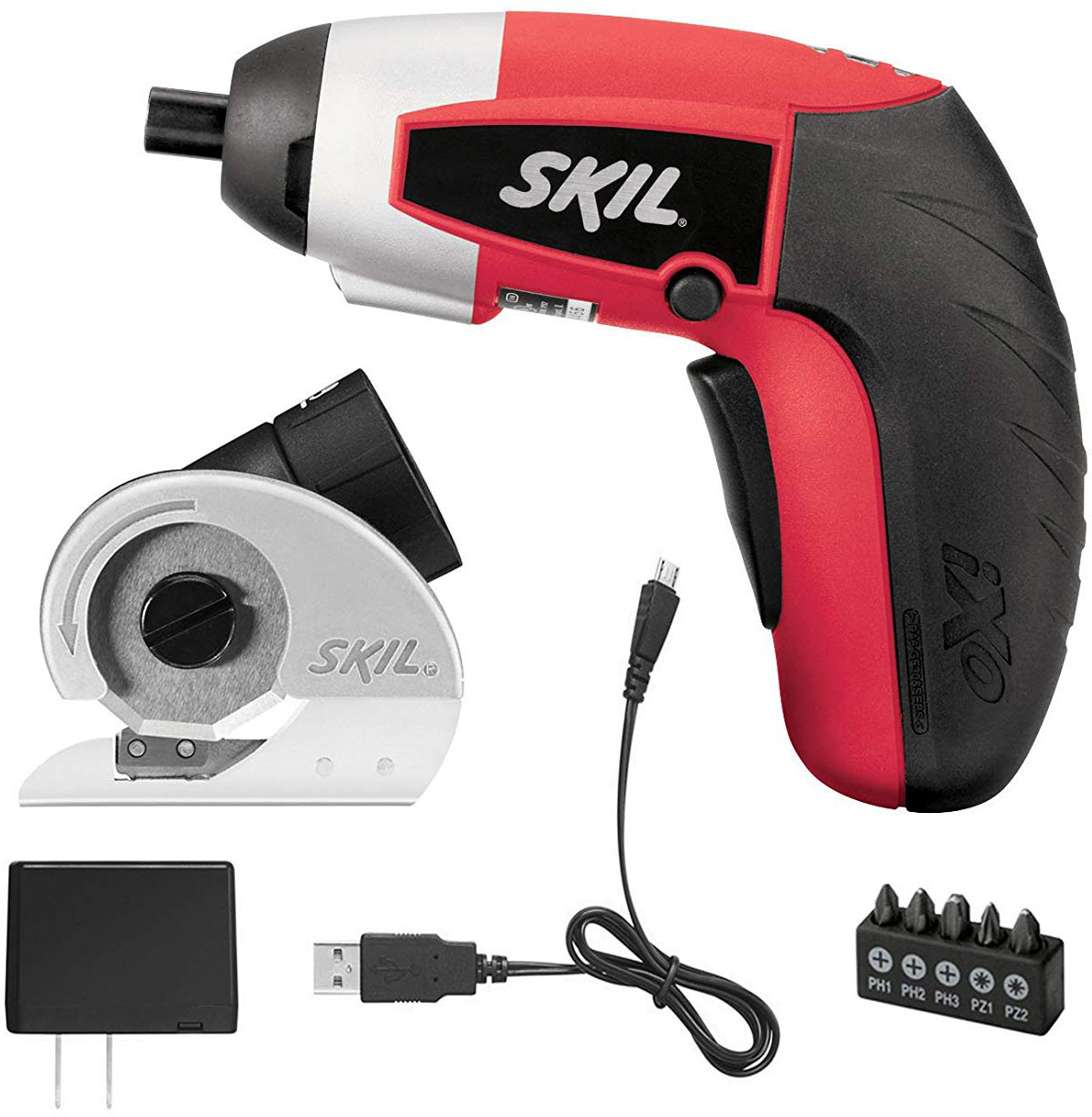 Skil 235412 IXO 4 V Max PalmSized Screwdriver with Cutter Attachment