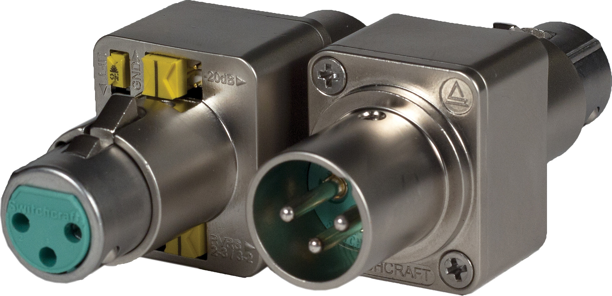 Switchcraft 303 3Pin Male XLR to 3Pin Female XLR with 20db Pad